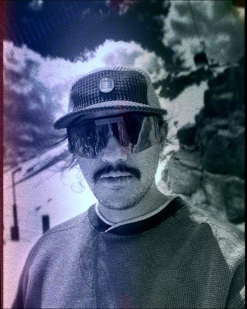 Austin Hunt in the mountains.